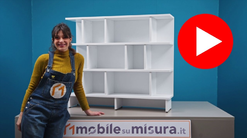  Libreria a Piani Orizzontali 