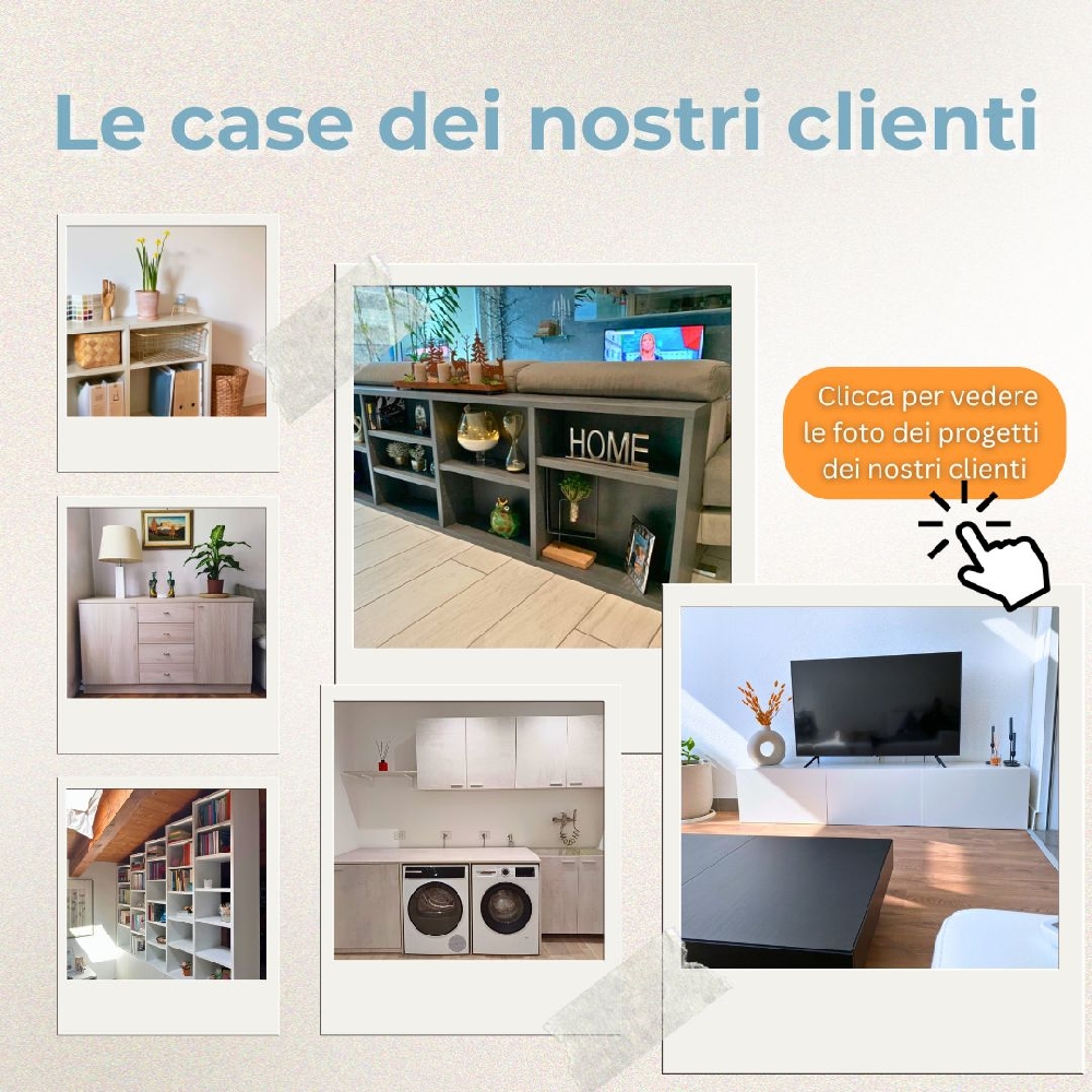 Le foto dei mobili realizzati dai clienti di mobilesumisura.it
